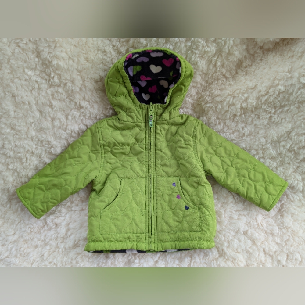 Carter's Green Quilted Jacket 18 months